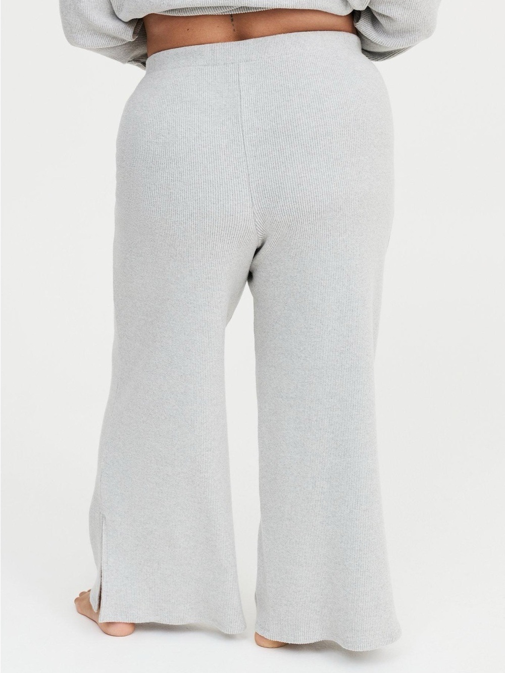 Torrid Rib Wide-Leg Lounge Pant - Picture 2 of 4